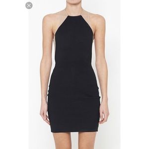 Michelle Mason Black Taupe Dress Sz. P